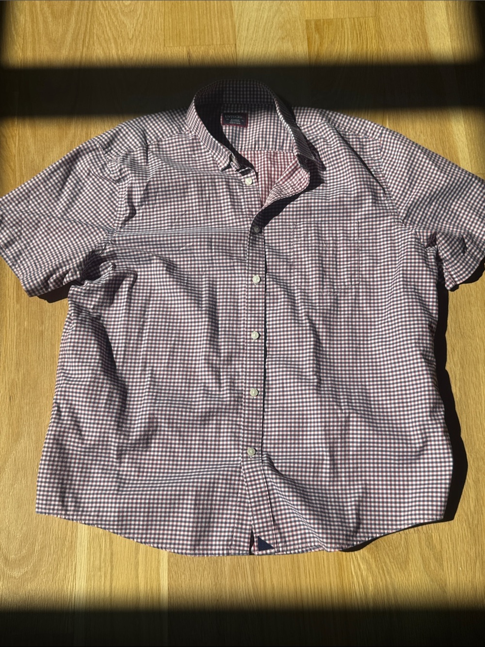 UntuckIt Men's checkered Button-Down Shirt XL NWOT